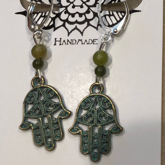 Hamsa Earrings - Picture 7 of 7